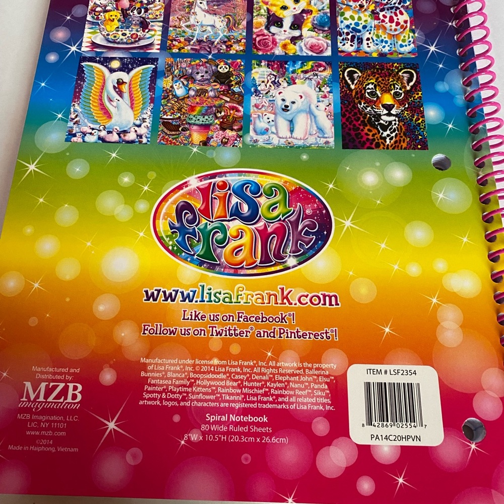 Lisa Frank Notebook - Picture 2 of 6